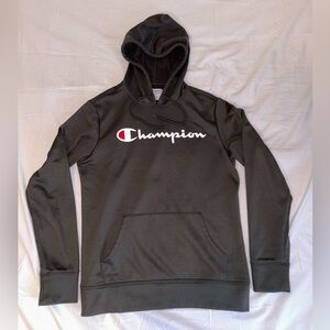 Champion men’s small active hoodie pullover drawstring great condition green